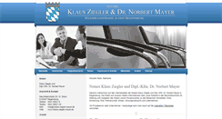 Desktop Screenshot of notare-ziegler-mayer.de