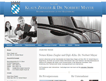 Tablet Screenshot of notare-ziegler-mayer.de